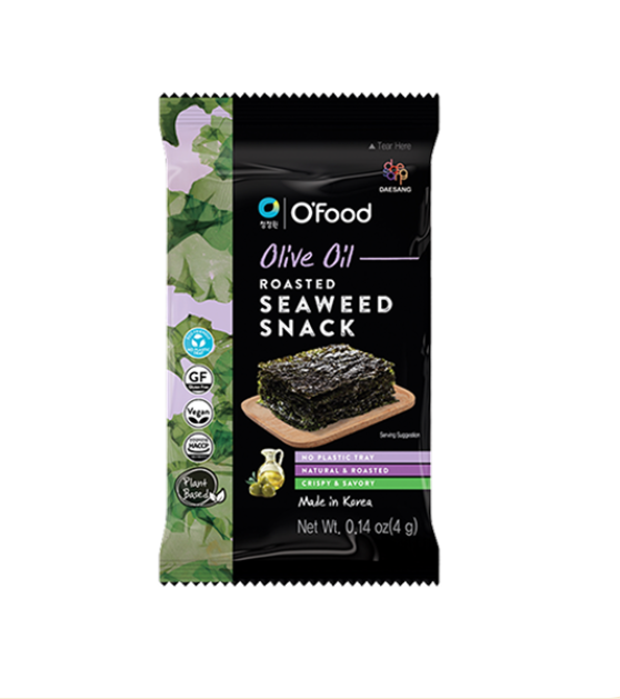 Olive Oil Roasted Seaweed Snack