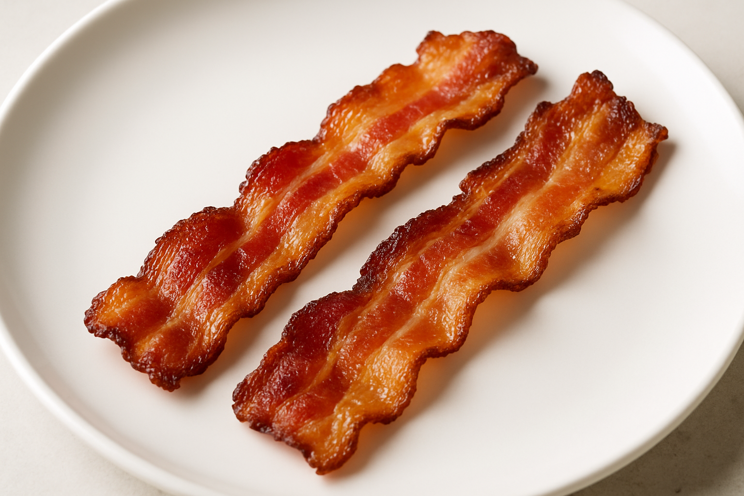 Bacon Streaky 2 peices crispy
