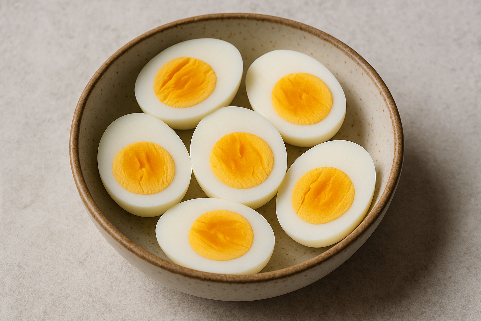 boiled eggs in a bowl