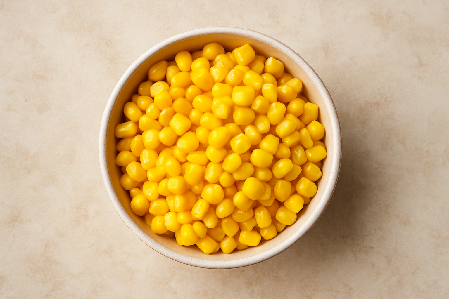 sweetcorn kernals in a bowl
