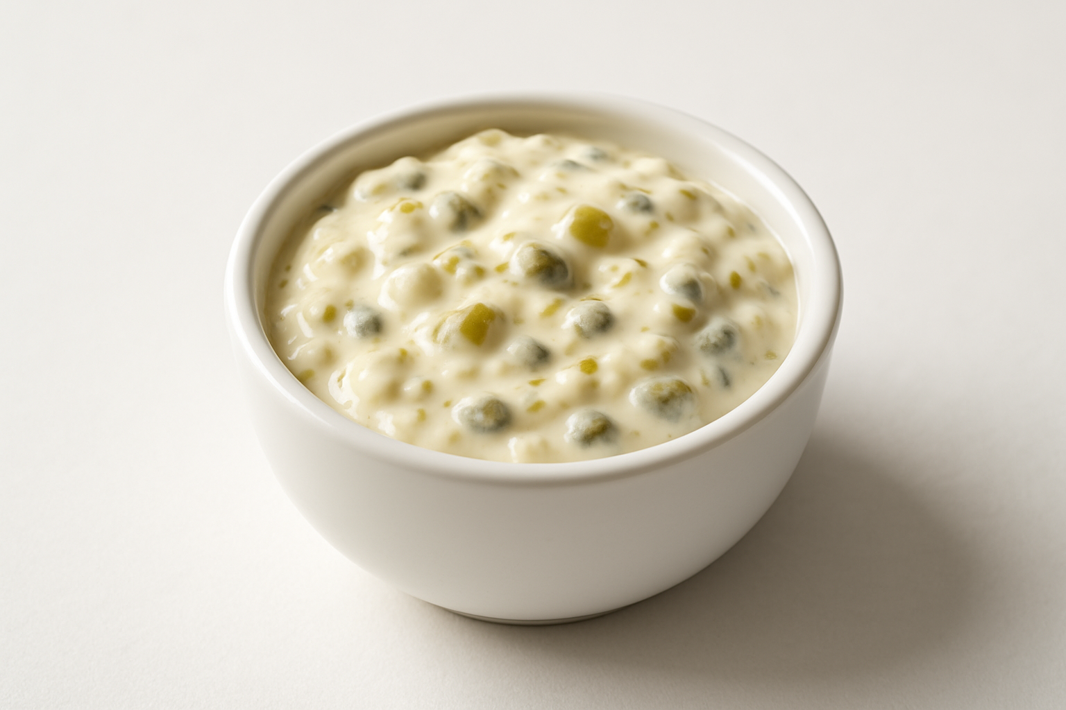 tartare sauce in a sauce dish